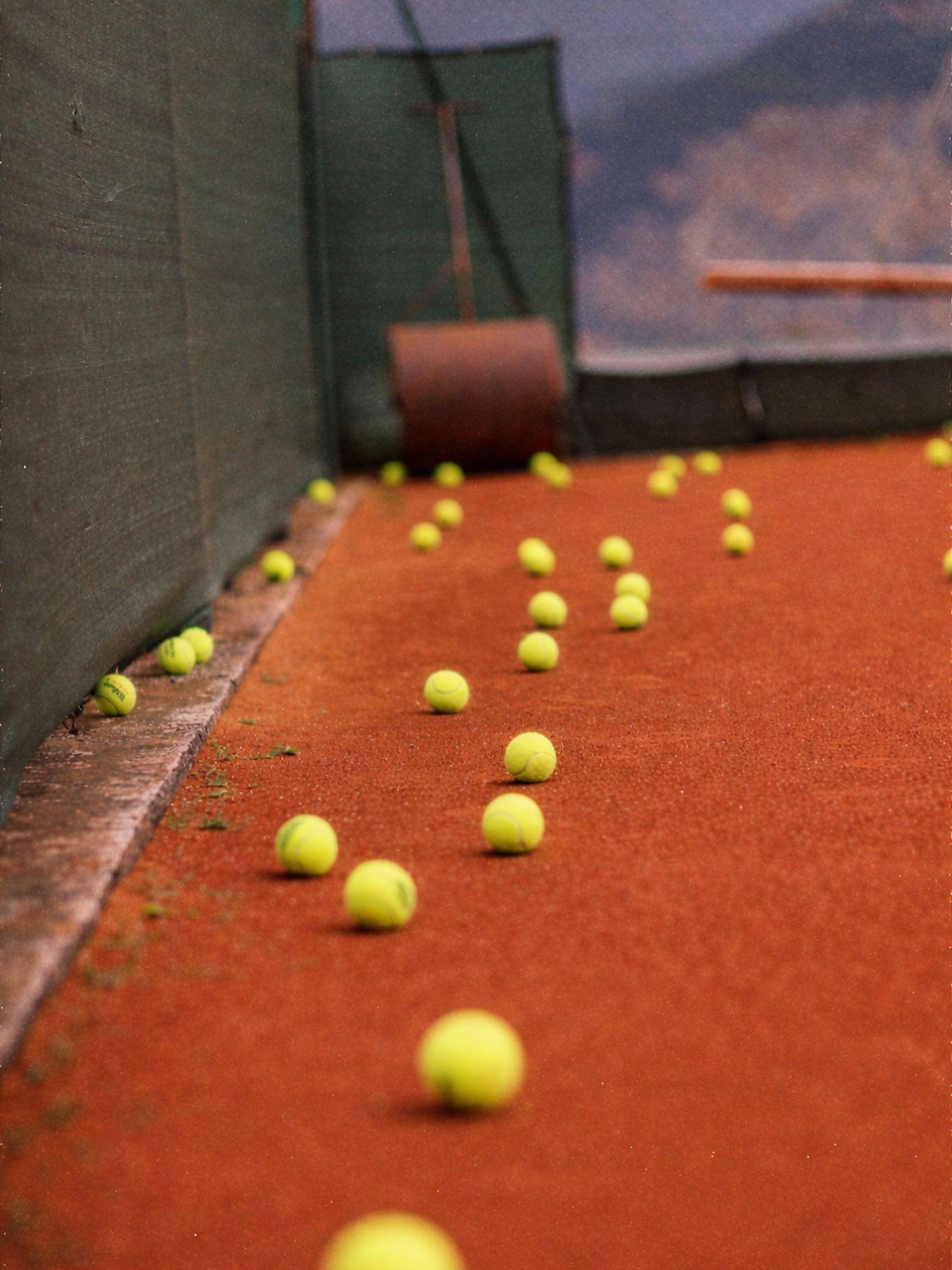 Clay courts beside Lake Garda